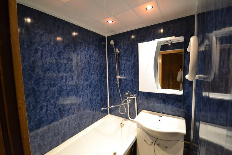 Bathroom with panels