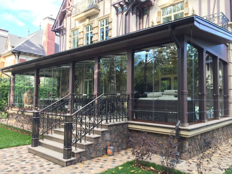 Veranda glazing options