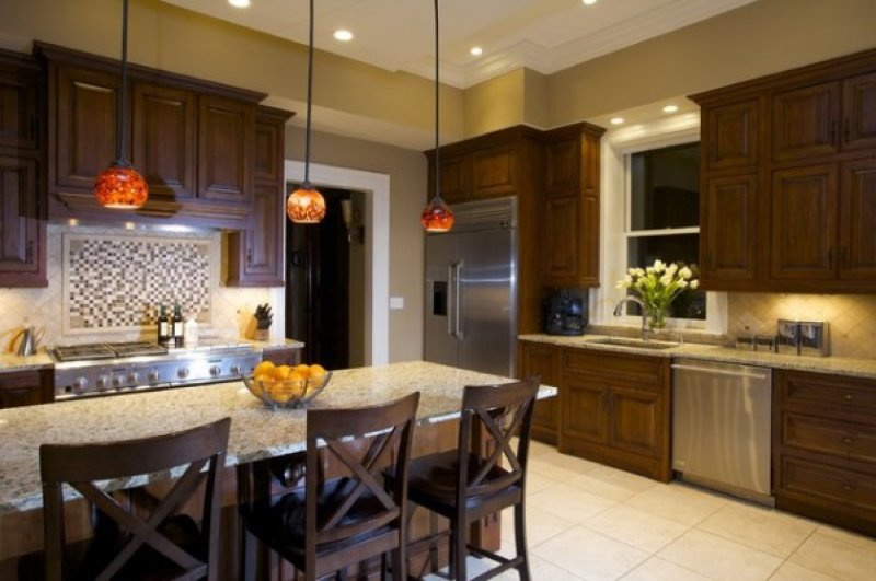 Light in the kitchen design