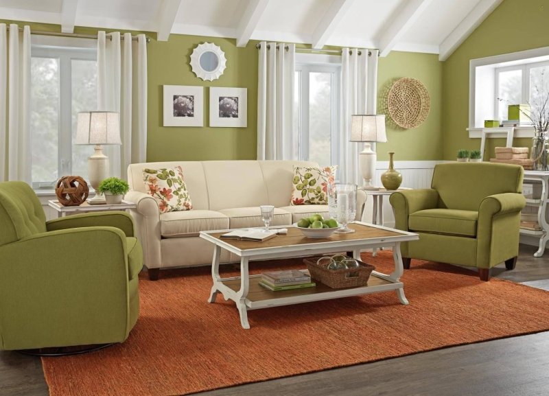 British Green Color in the interior