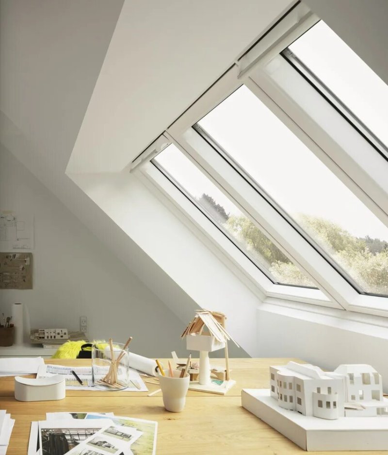 Velux attic window