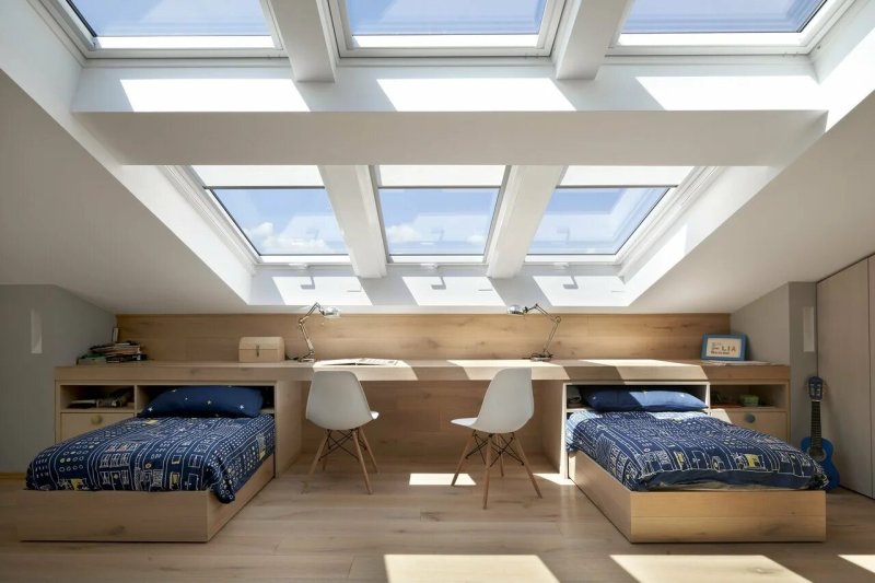 The attic bay window Velux