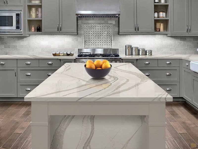 Quartzite counterattack for kitchen