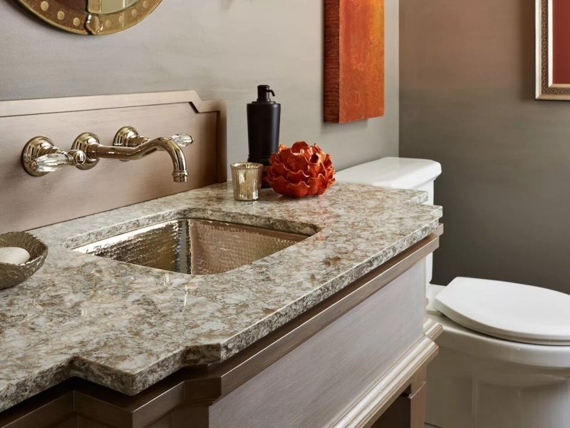 Bathroom countertops agglomerate