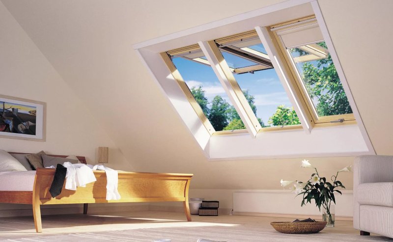 Velux attic window