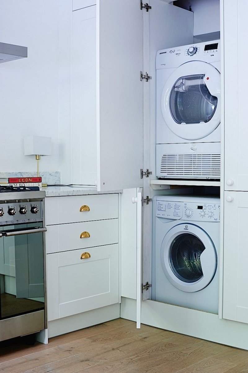 Built -in wardrobes for washing machines