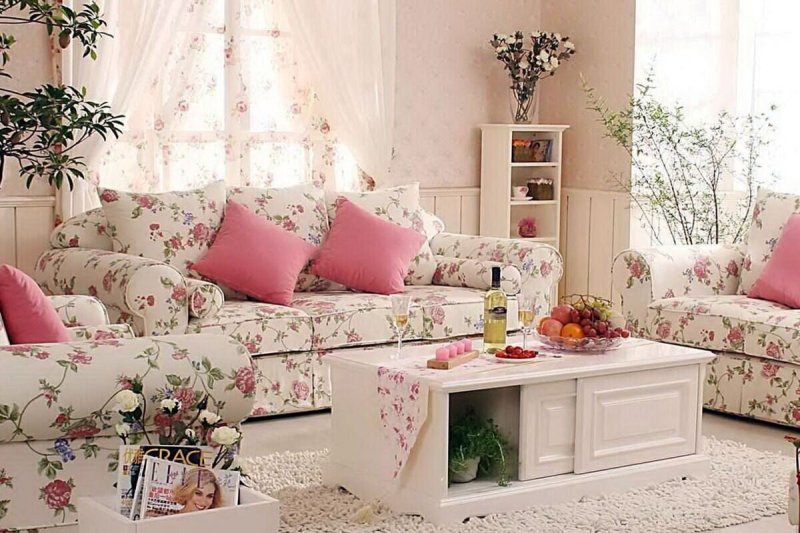 Sofa in the style of Shebbi chic