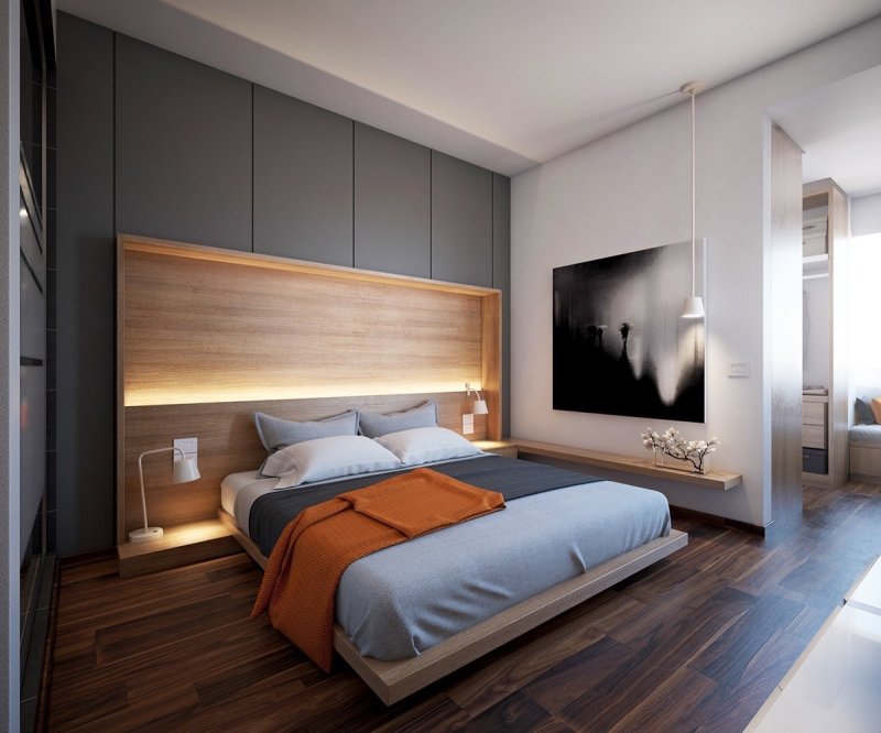 Bedrooms in modern style