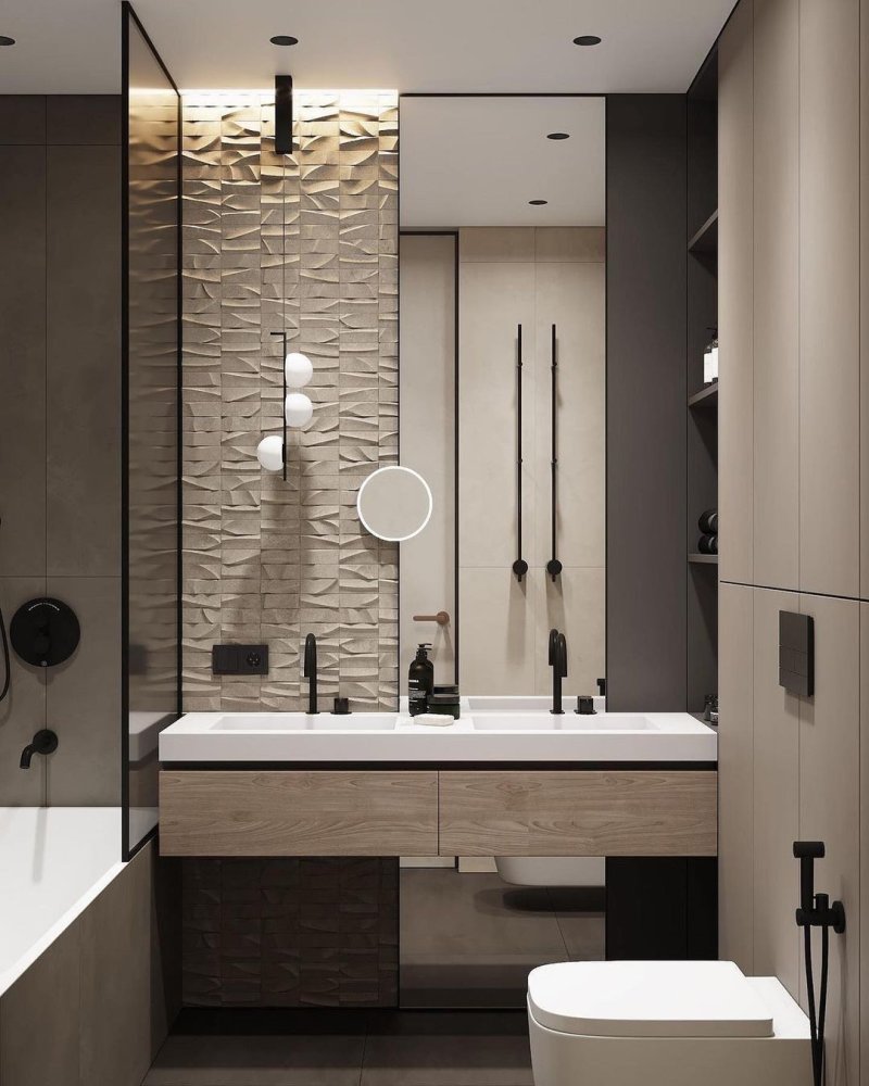 Modern bathroom design