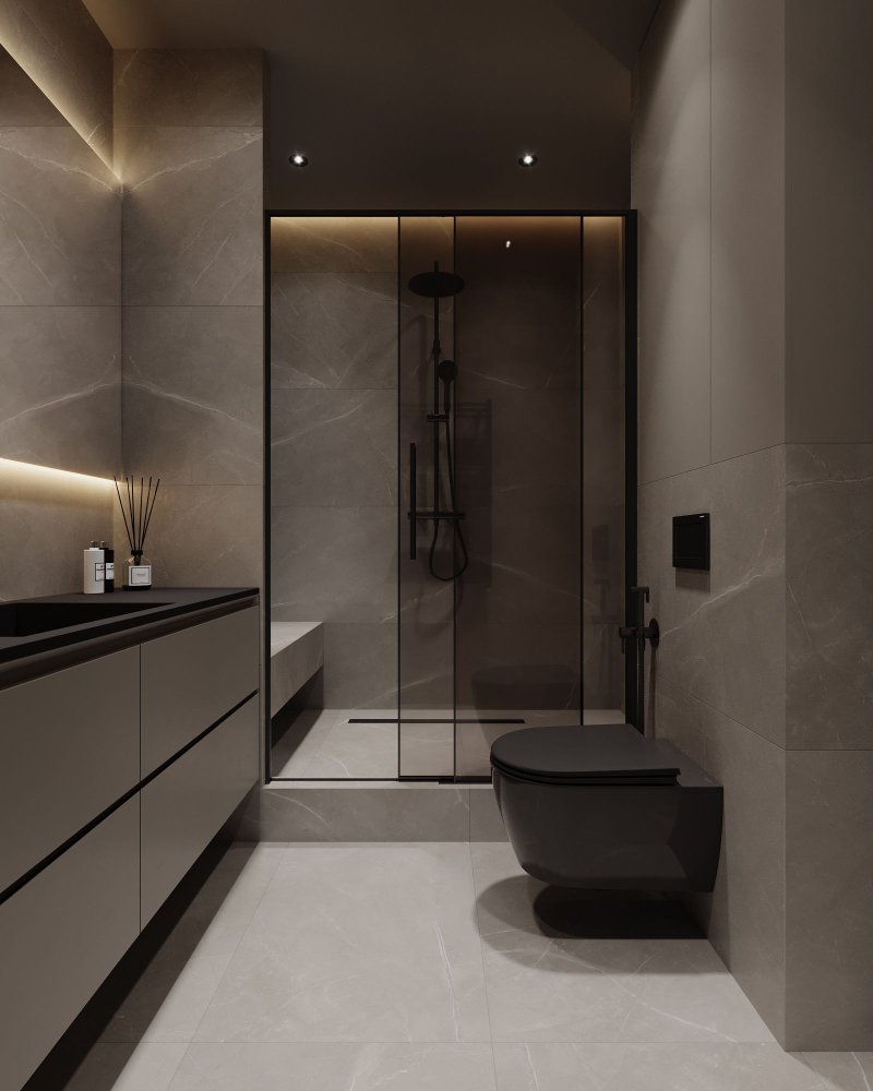 Stylish shower room