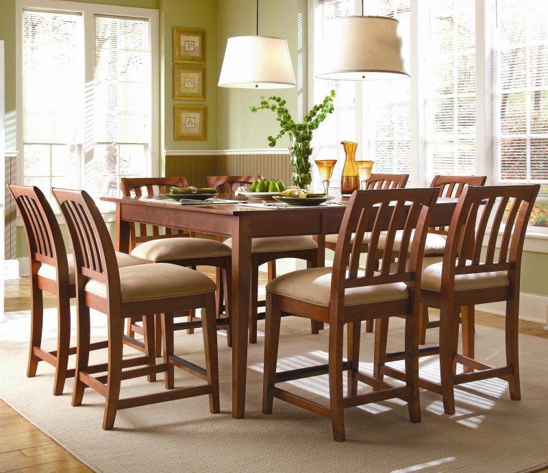 Tables and chairs for the dining room