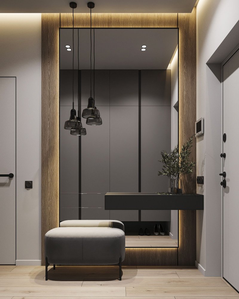 Hallway in modern style