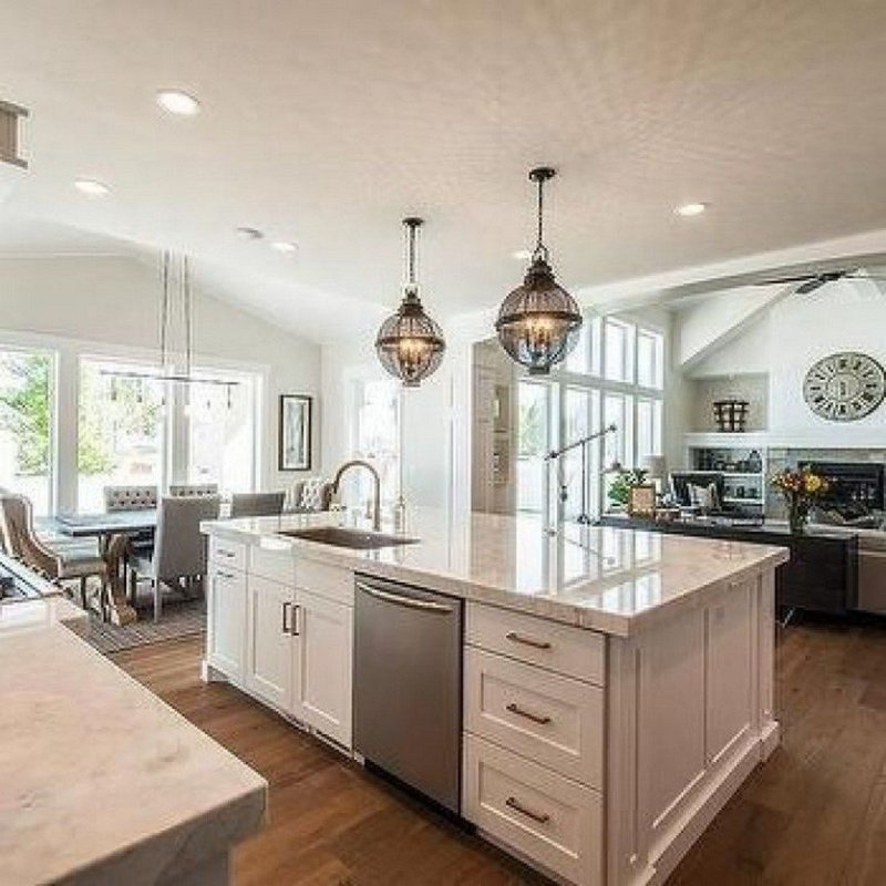 The interior of the kitchen