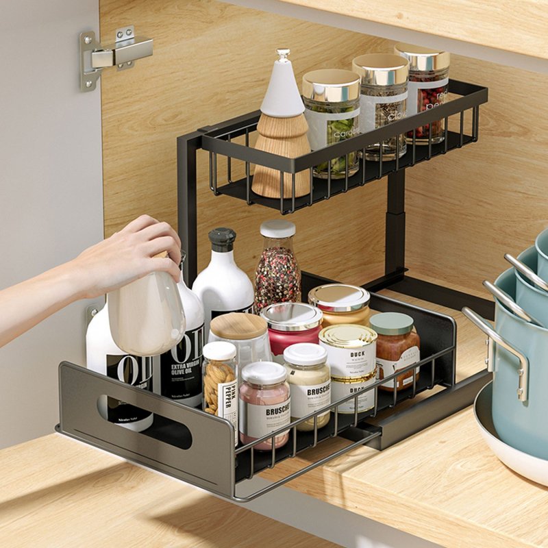 Organizer for the kitchen of the sliding