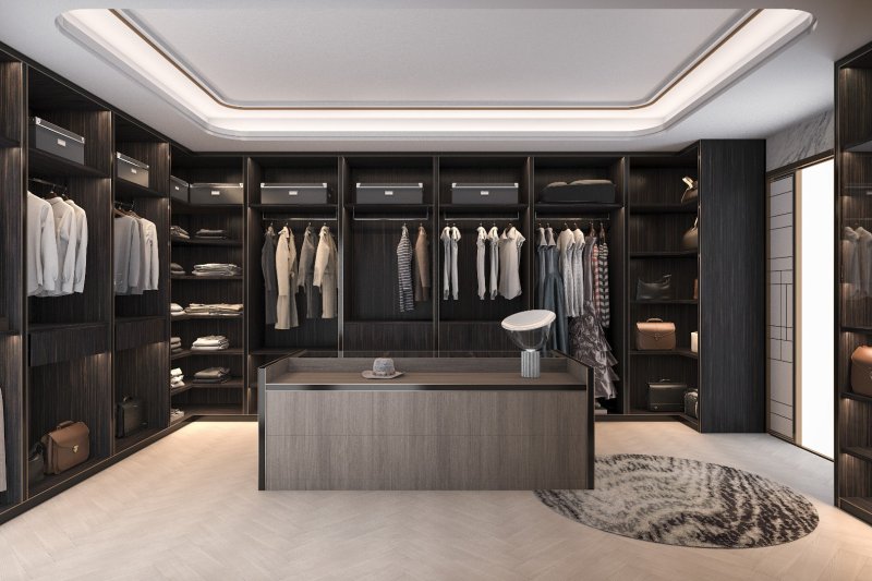 Modern dressing room