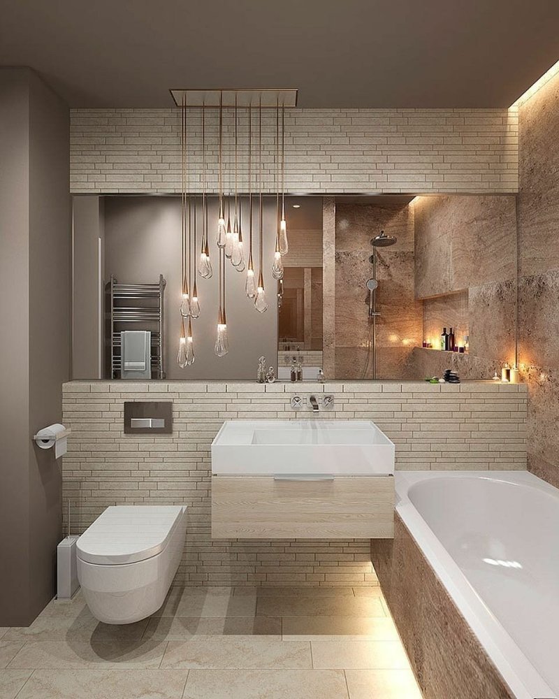 Bathroom design in a modern style