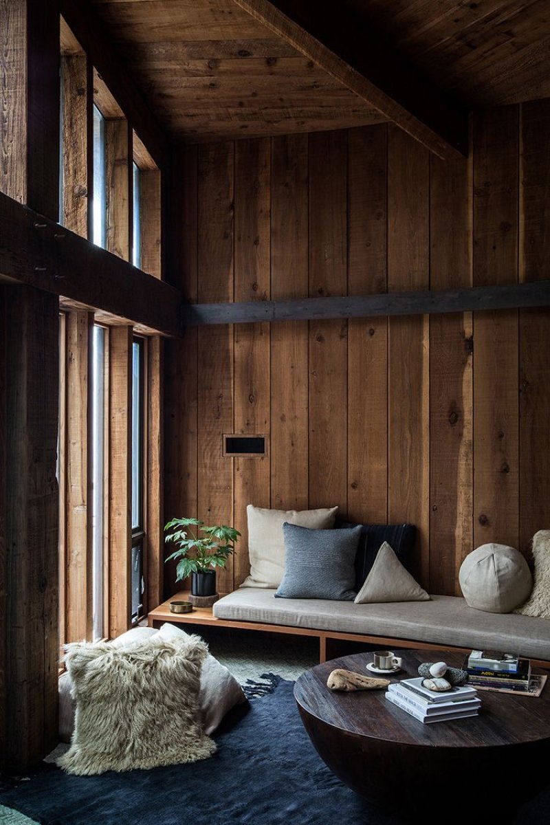 Wooden houses interior