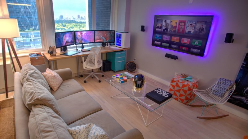 Gamer game room design