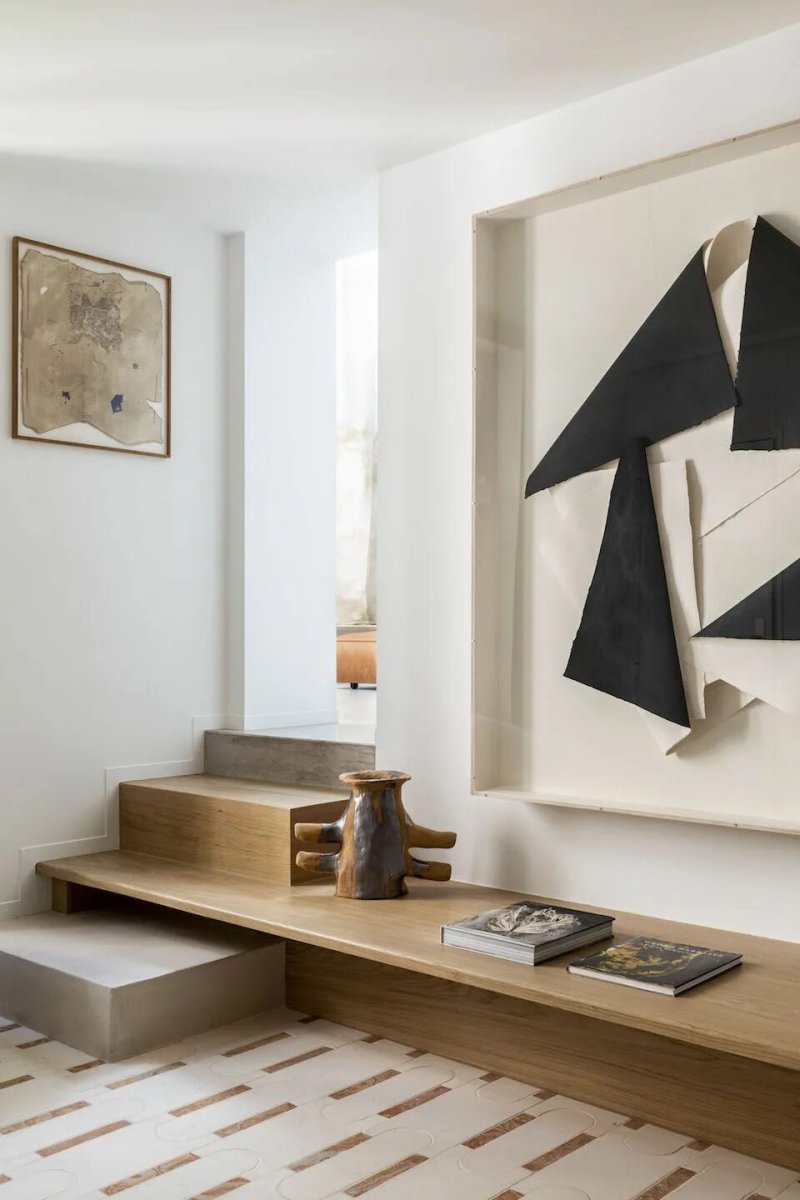 Suprematism style interior