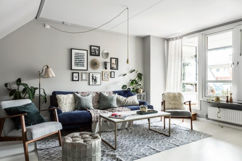 Scandinavian style living rooms