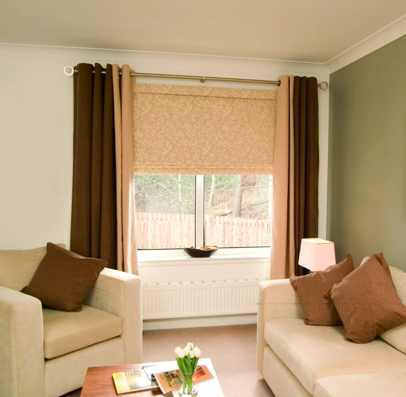 Curtains in the interior