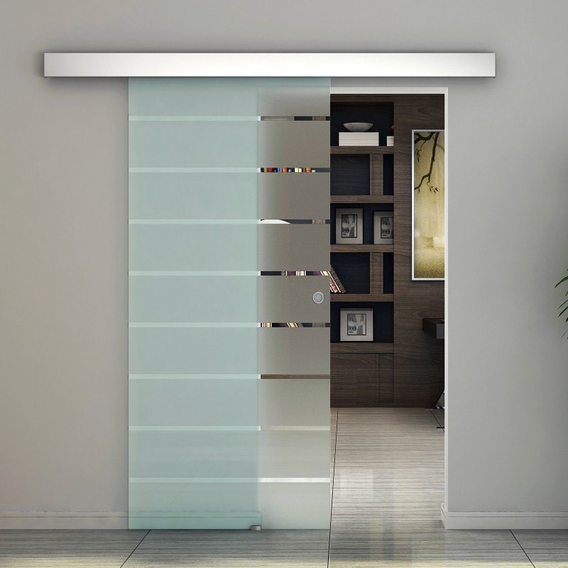 Glass sliding door