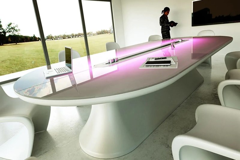 Futuristic table for office