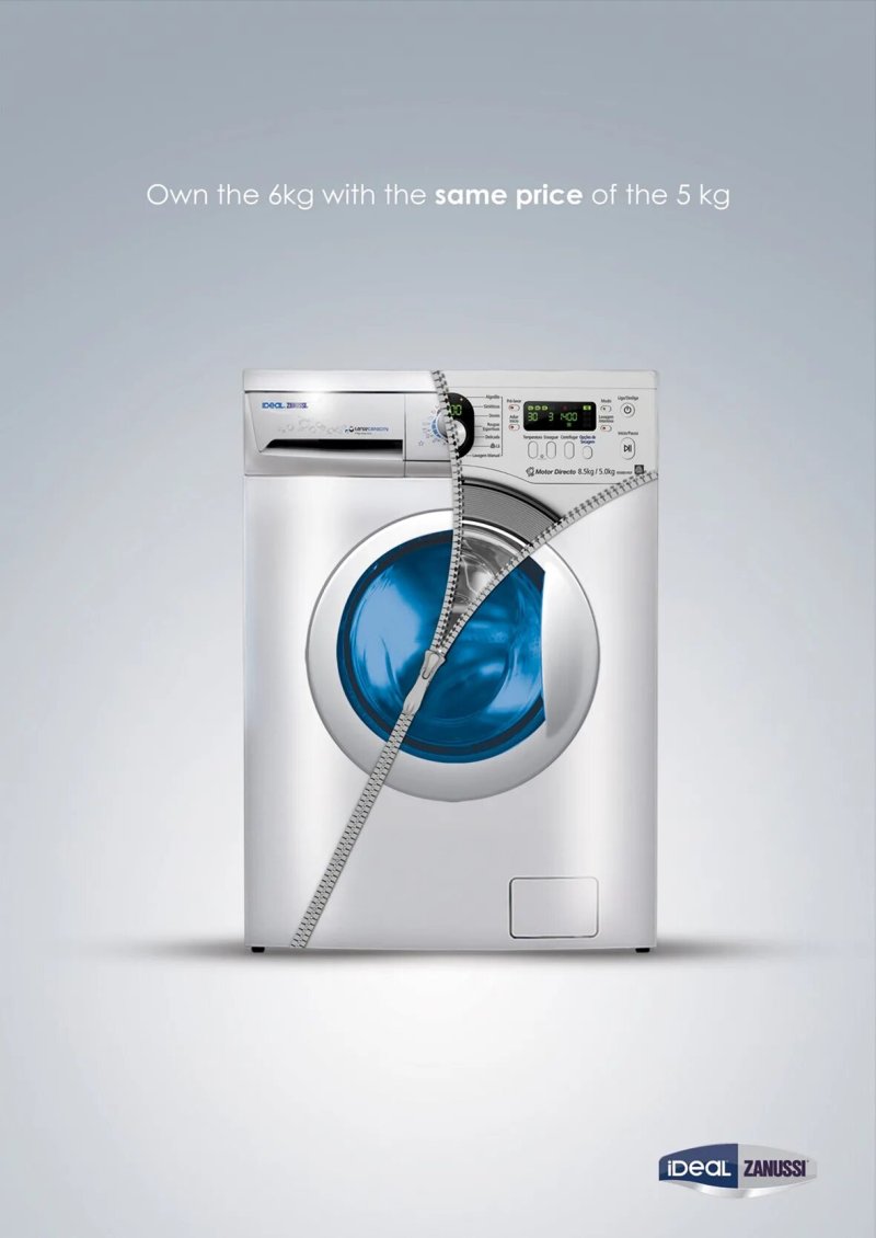 Creative washing machine