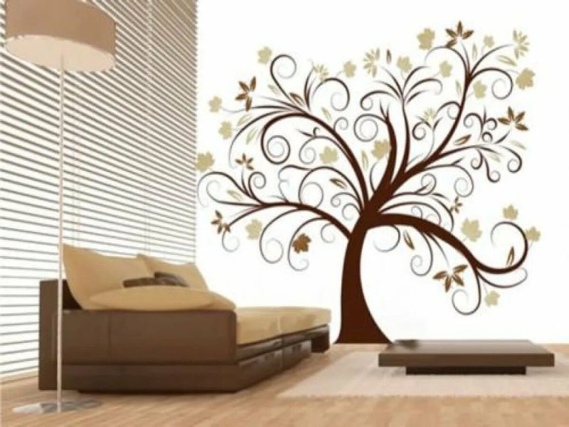 Decorative tree on the wall