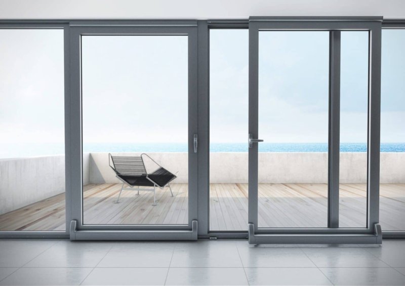 Sliding aluminum windows