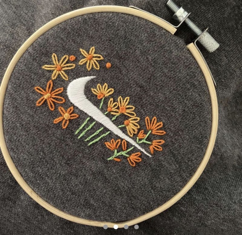 Manual embroidery