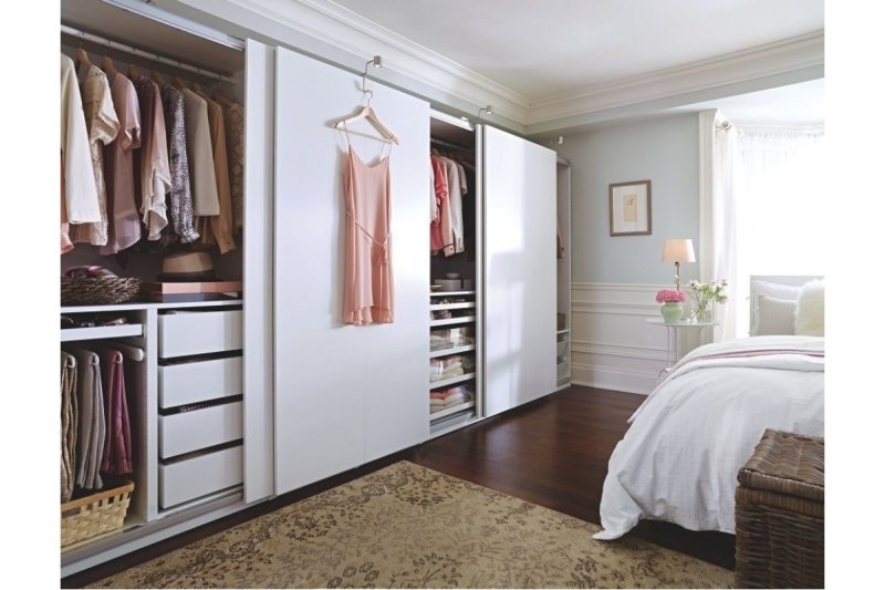 Wardrobe in the bedroom