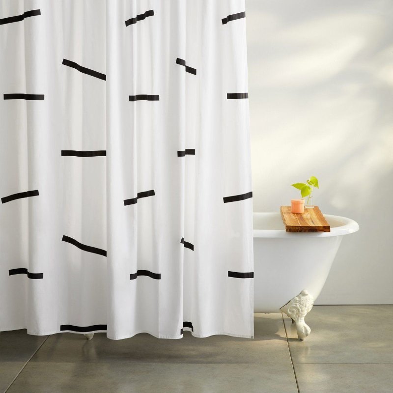 Bathroom curtain fabric