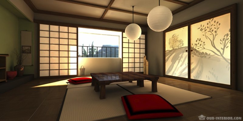 Japanese -style room design