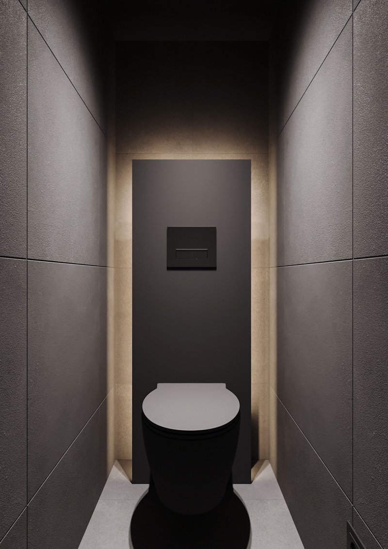 Toilet in modern style