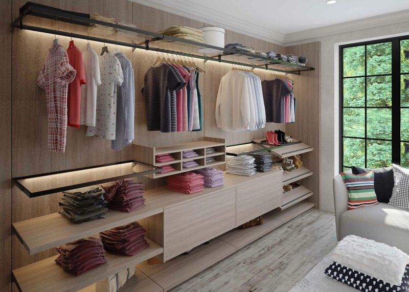 Wardrobe system loft