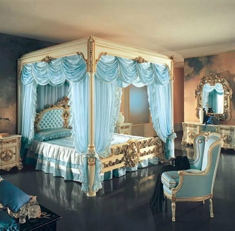 Rococo style bedroom