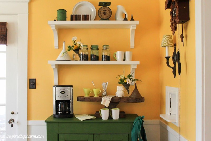 Shelves for the dining room