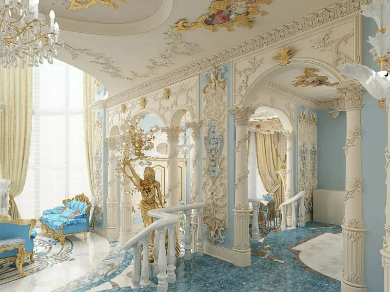 Rococo style in the interior