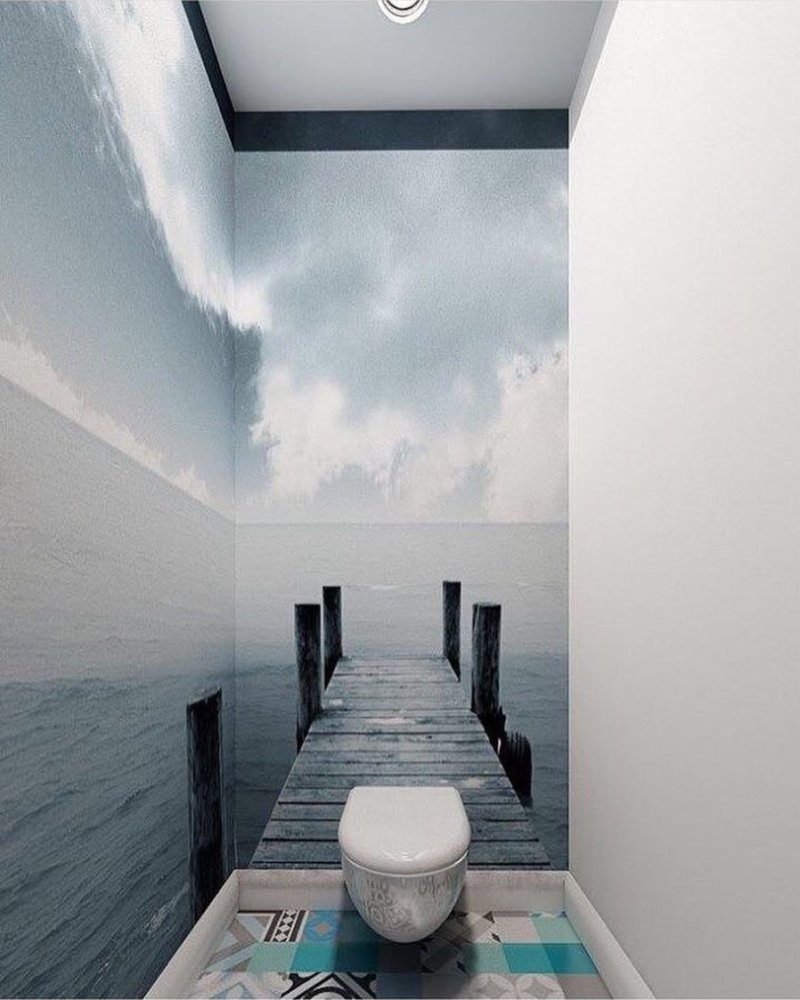 Interior toilet