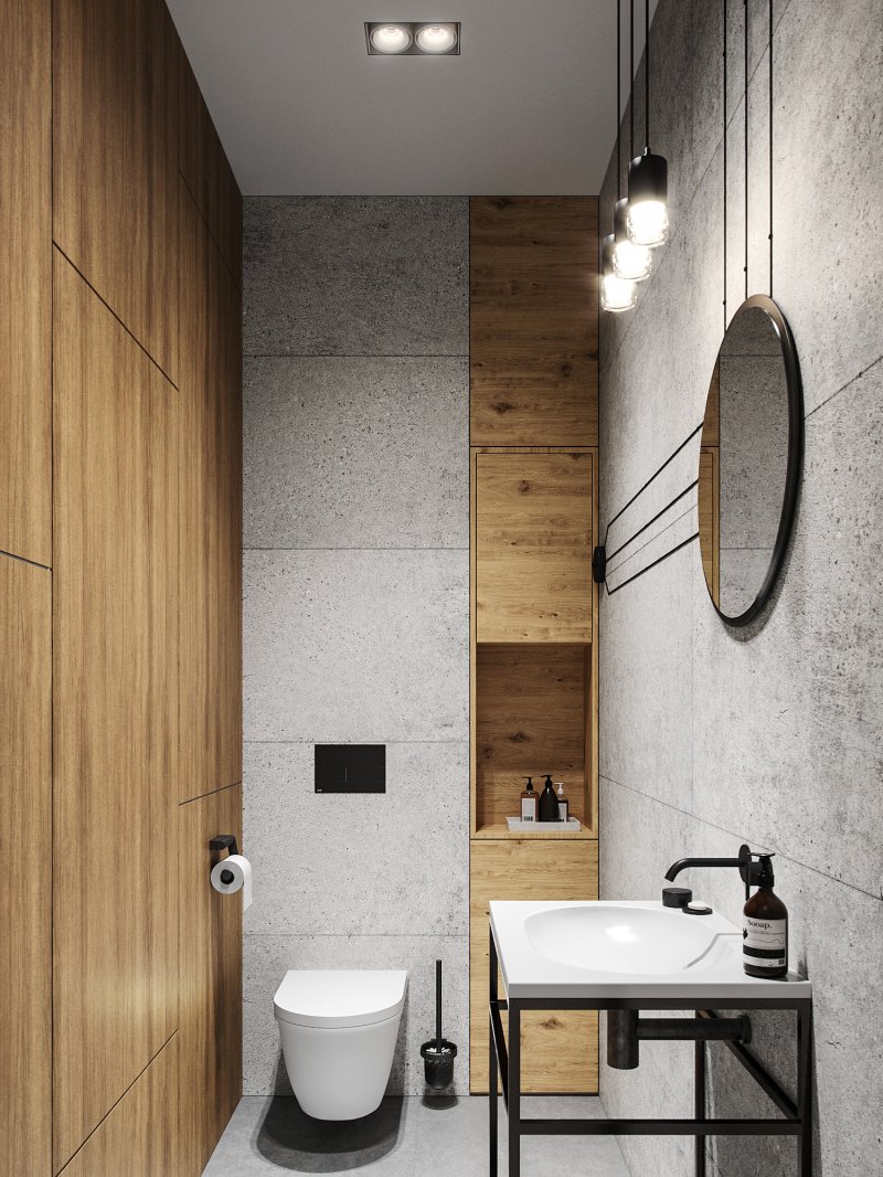 Toilet design in a modern style