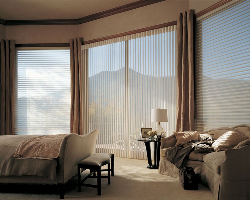 Panoramic window curtains