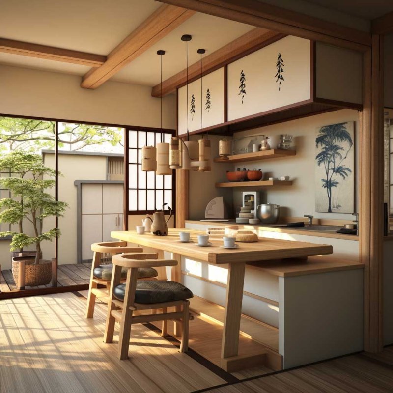 Japanese -style kitchen design