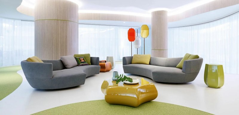 Living room sofa in modern style