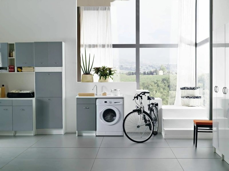 Built -in washing machine under the countertop IKEA