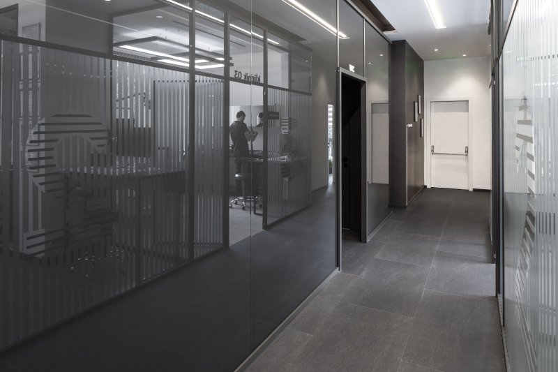 Glass partitions Office