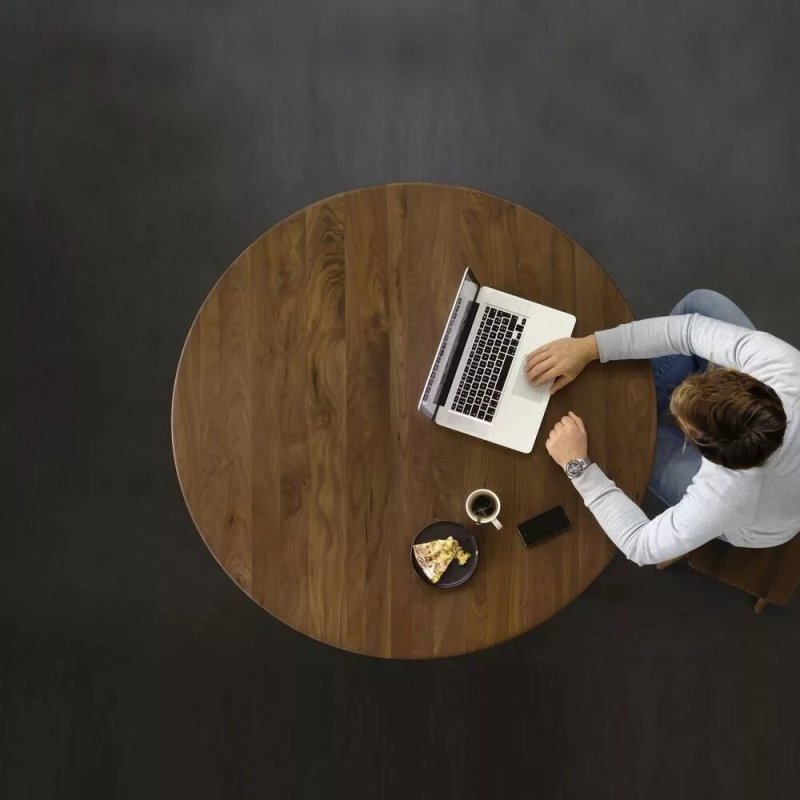 Office table from above