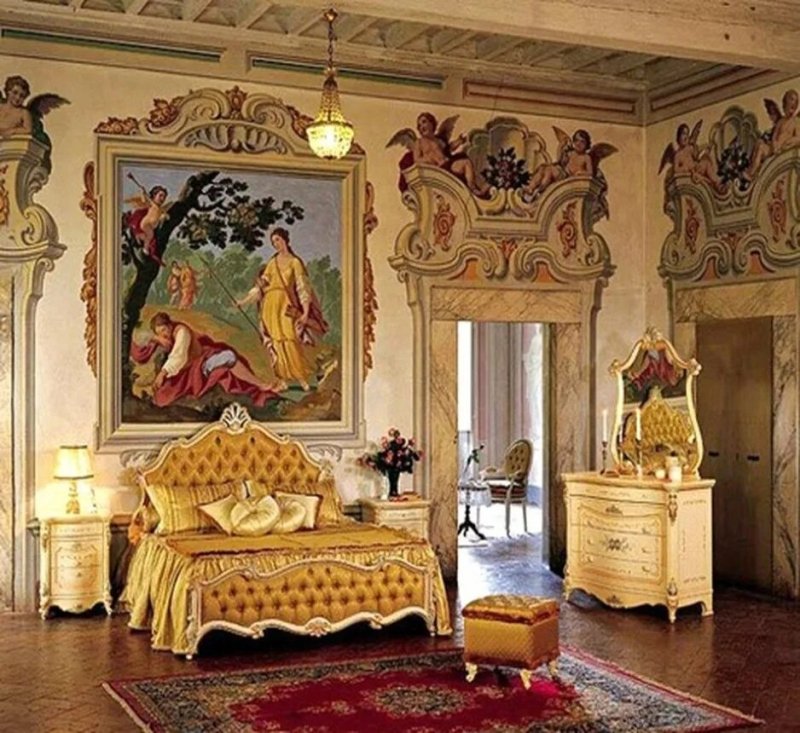 Rococo Baroque bedroom