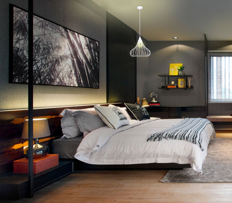 Bedrooms in modern style