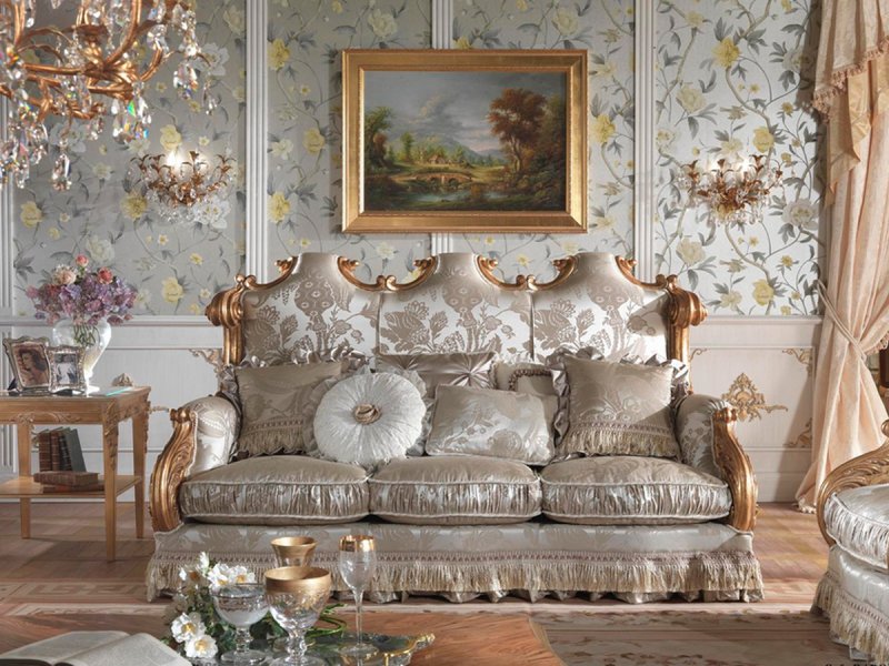 Rococo style in the interior